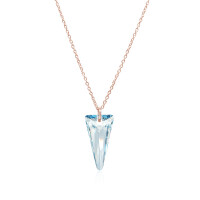 Crystal & Silver Halskette Spike in versch. Farben