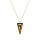 Crystal & Silver Halskette Spike in versch. Farben