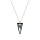Crystal & Silver Halskette Spike in versch. Farben