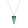 Crystal & Silver Halskette Spike in versch. Farben