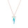 Crystal & Silver Halskette Spike in versch. Farben