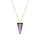 Crystal & Silver Halskette Spike in versch. Farben
