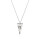Crystal & Silver Halskette Spike in versch. Farben