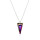 Crystal & Silver Halskette Spike in versch. Farben