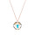 Crystal & Silver Halskette Classic Cut in versch. Farben