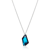 Crystal & Silver Halskette de ART