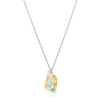 Crystal & Silver Halskette de ART