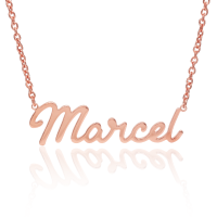 Namenskette Modell "Marcel" mit Deinem Namen