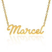 Namenskette Modell "Marcel" mit Deinem Namen