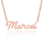 Namenskette Modell "Marcel" mit Deinem Namen