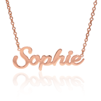 Namenskette Modell &quot;Sophie&quot; mit Deinem Namen