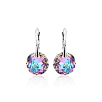 Crystal & Silver Ohrhänger Classic Cut in versch. Farben