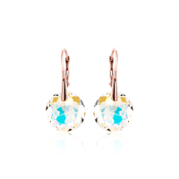 Crystal & Silver Ohrhänger Classic Cut in versch. Farben