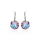 Crystal & Silver Ohrhänger Classic Cut in versch. Farben