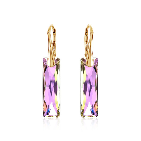 Ohrhänger mit Swarovski Kristall BAGUETTE