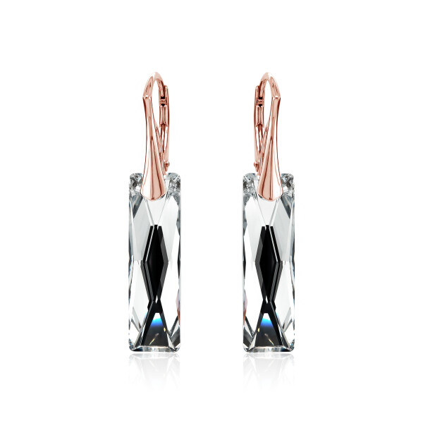 Ohrhänger mit Swarovski Kristall BAGUETTE