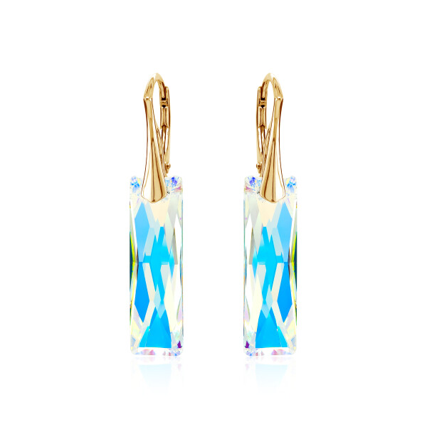 Ohrhänger mit Swarovski Kristall BAGUETTE
