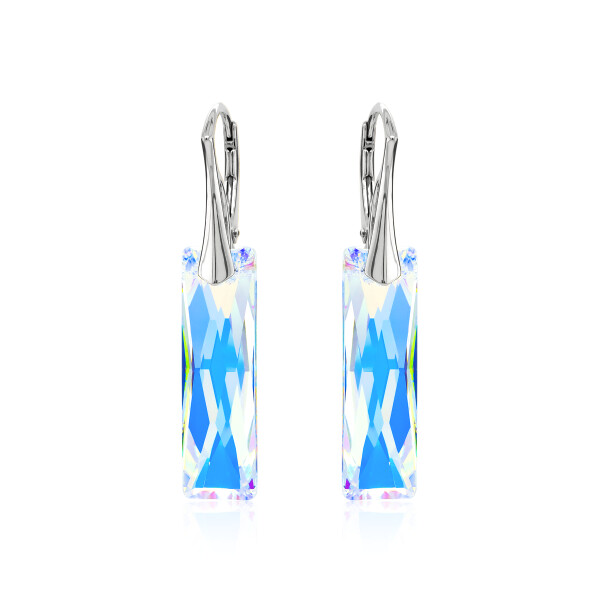 Ohrhänger mit Swarovski Kristall BAGUETTE