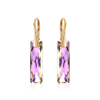 Ohrhänger mit Swarovski Kristall BAGUETTE