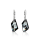 Crystal & Silver Ohrhänger De-Art