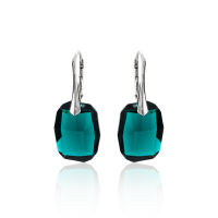 Ohrh&auml;nger mit Swarovski Kristall GRAPHIC Emerald