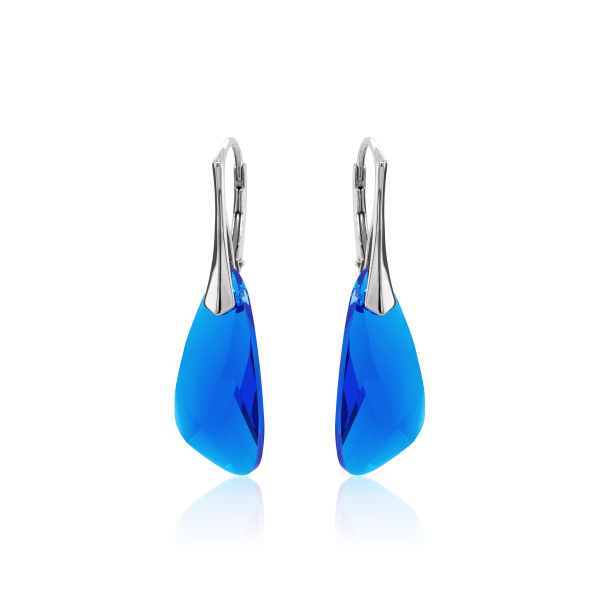 Crystal & Silver Ohrhänger Wing