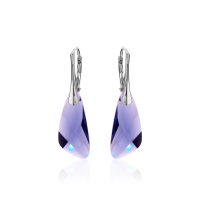 Crystal & Silver Ohrhänger Wing