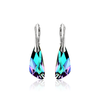 Crystal & Silver Ohrhänger Wing