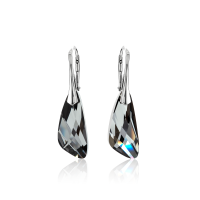 Crystal & Silver Ohrhänger Wing
