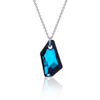 Halskette mit Swarovski Kristall DE ART Bermuda Blue
