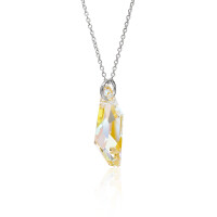 Crystal & Silver Halskette de ART Aurora Borealis
