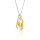 Crystal & Silver Halskette de ART Aurora Borealis