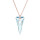 Crystal & Silver Halskette Spike in versch. Farben