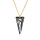 Crystal & Silver Halskette Spike in versch. Farben