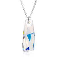Halskette mit Swarovski Kristall CRYSTALACTITE Aurora...