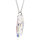 Crystal &amp; Silver Halskette Christalactite Aurora Borealis