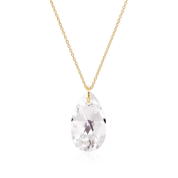 Halskette mit Swarovski Kristall PEAR