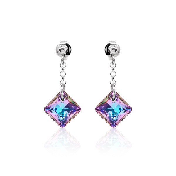 Ohrstecker mit Swarovski Kristall PRINCESS CUT
