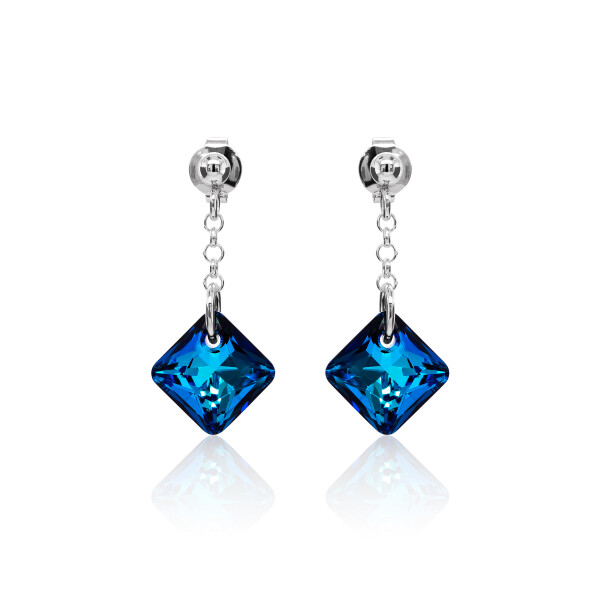 Ohrstecker mit Swarovski Kristall PRINCESS CUT