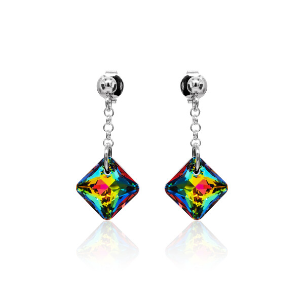 Ohrstecker mit Swarovski Kristall PRINCESS CUT