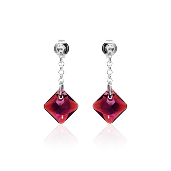 Ohrstecker mit Swarovski Kristall PRINCESS CUT