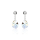 Crystal & Silver Ohrstecker mini Pear