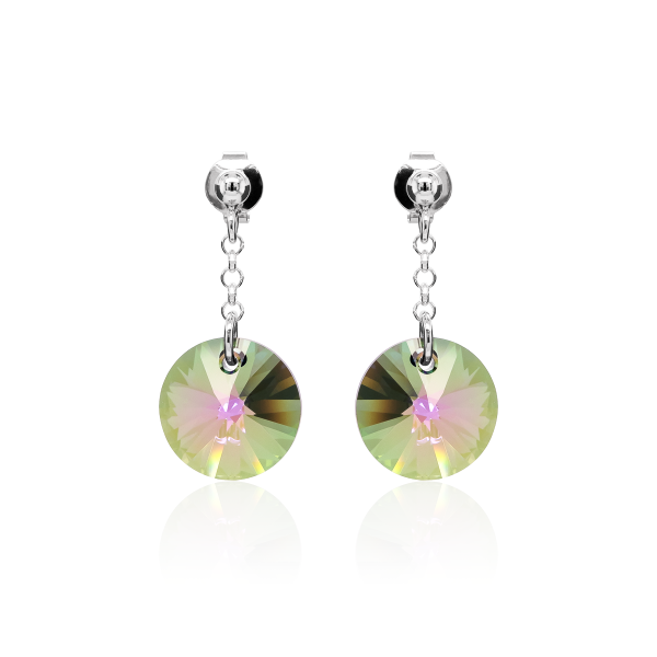 Crystal & Silver Ohrstecker Rivoli