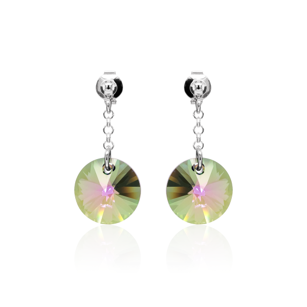 Crystal &amp; Silver Ohrstecker Rivoli Paradise Shine