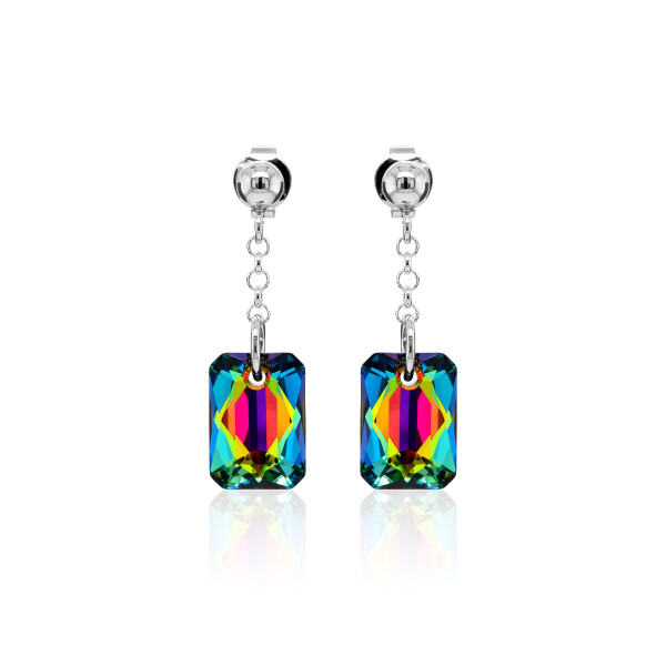 Ohrstecker mit Swarovski Kristall EMERALD CUT