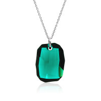 Halskette mit Swarosvki Kristall GRAPHIC Emerald