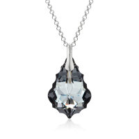 Crystal &amp; Silver Halskette Baroque