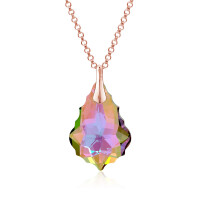 Crystal &amp; Silver Halskette Baroque