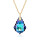 Crystal & Silver Halskette Baroque