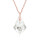 Crystal & Silver Halskette Baroque